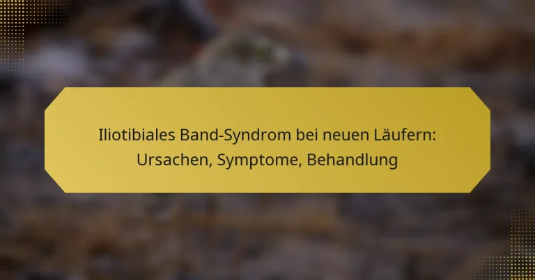 Iliotibiales Band-Syndrom bei neuen Läufern: Ursachen, Symptome, Behandlung